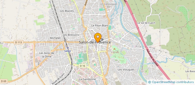 localisation de l'entreprise ETABLISSEMENTS THEVENON  SALON-DE-PROVENCE