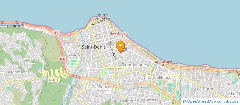 localisation de l'entreprise ETABLISSEMENTS THIA à SAINT-DENIS