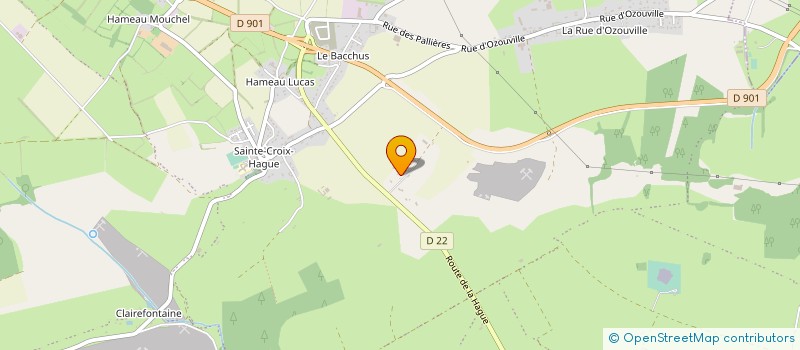 localisation de l'entreprise ETABLISSEMENTS THIEBOT à LA HAGUE