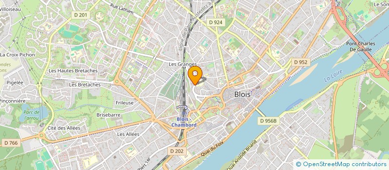 localisation de l'entreprise ETABLISSEMENTS THUAULT  BLOIS