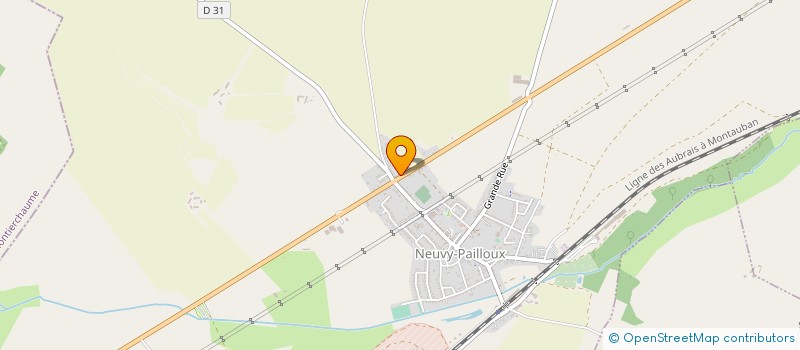 localisation de l'entreprise ETABLISSEMENTS TISSERAND à NEUVY-PAILLOUX
