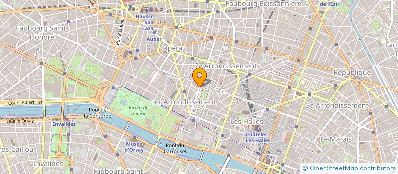localisation de l'entreprise ETABLISSEMENTS TOMASEVIC à PARIS