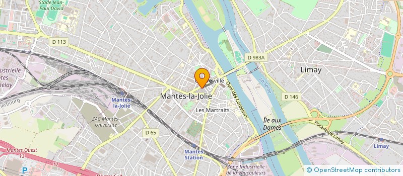 localisation de l'entreprise ETABLISSEMENTS TONNENX SA  MANTES-LA-JOLIE