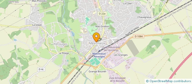 localisation de l'entreprise ETABLISSEMENTS TONY à MEXIMIEUX