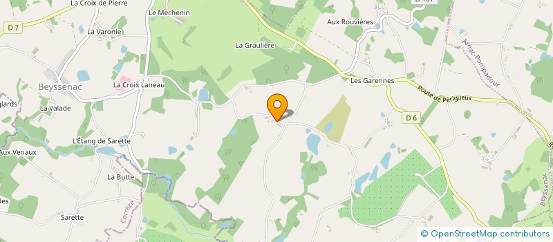 localisation de l'entreprise ETABLISSEMENTS TREILLE à SAINT-SORNIN-LAVOLPS