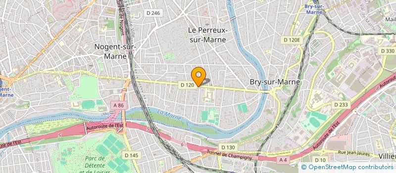 localisation de l'entreprise ETABLISSEMENTS TREMBLAY  LE PERREUX-SUR-MARNE