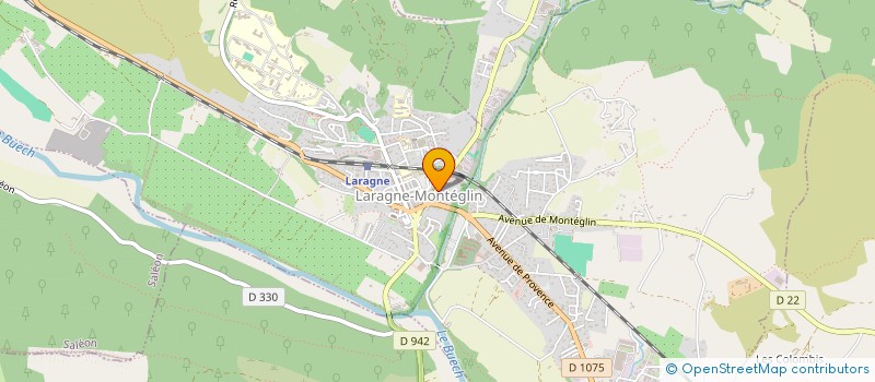 localisation de l'entreprise ETABLISSEMENTS TREZZINI à LARAGNE-MONTEGLIN
