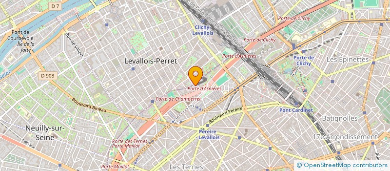 localisation de l'entreprise ETABLISSEMENTS TRICHET à PARIS