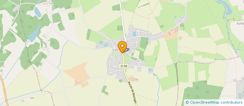 localisation de l'entreprise ETABLISSEMENTS TROTIGNON à FUSSY
