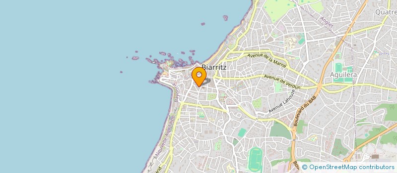 localisation de l'entreprise ETABLISSEMENTS UHART à BIARRITZ