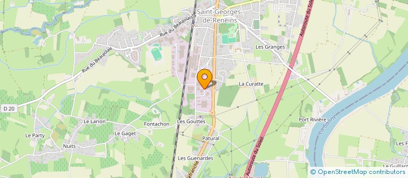 localisation de l'entreprise ETABLISSEMENTS VALERO  SAINT-GEORGES-DE-RENEINS