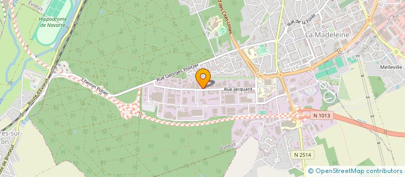 localisation de l'entreprise ETABLISSEMENTS VALLEE à EVREUX