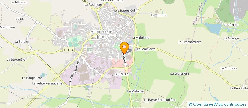 localisation de l'entreprise ETABLISSEMENTS VALLEE à VILLAINES-LA-JUHEL