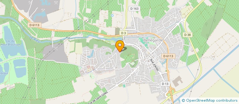 localisation de l'entreprise ETABLISSEMENTS VALLIER à BELLEGARDE