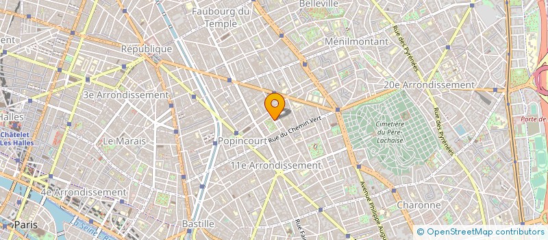 localisation de l'entreprise ETABLISSEMENTS VAN DEN BROUCKE à PARIS