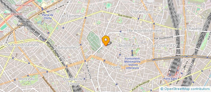 localisation de l'entreprise ETABLISSEMENTS VANDOREN SA  PARIS