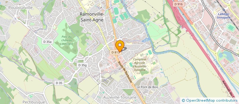 localisation de l'entreprise ETABLISSEMENTS VANZETTO FRERES à RAMONVILLE-SAINT-AGNE