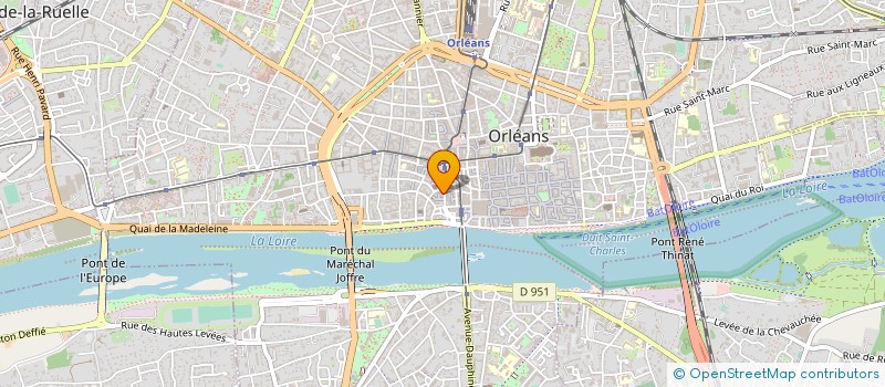 localisation de l'entreprise ETABLISSEMENTS VASLIN ET FILS à ORLEANS