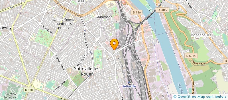 localisation de l'entreprise ETABLISSEMENTS VATTIER-DUVAL à SOTTEVILLE-LES-ROUEN