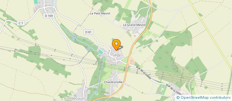 localisation de l'entreprise ETABLISSEMENTS VAUVILLIERS FRERES à SAGY