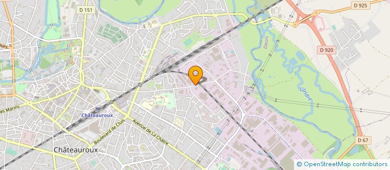 localisation de l'entreprise ETABLISSEMENTS VENIN à CHATEAUROUX