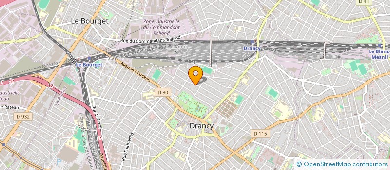 localisation de l'entreprise ETABLISSEMENTS VERDIER DEIBER ET VARENNE à DRANCY