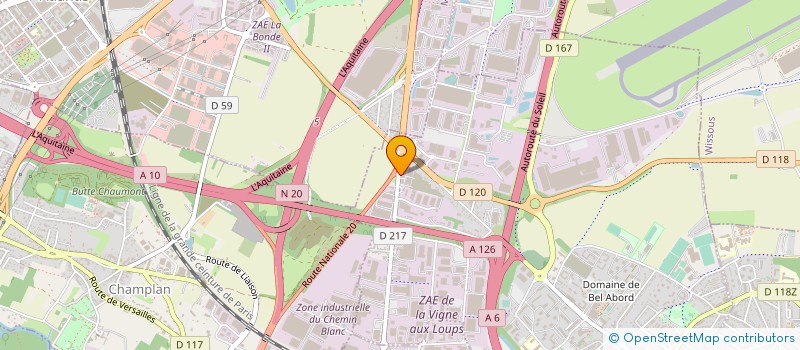 localisation de l'entreprise ETABLISSEMENTS VERGAN  CHILLY-MAZARIN