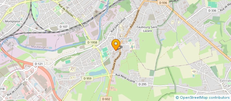 localisation de l'entreprise ETABLISSEMENTS VERHAEGHE à LOUVROIL