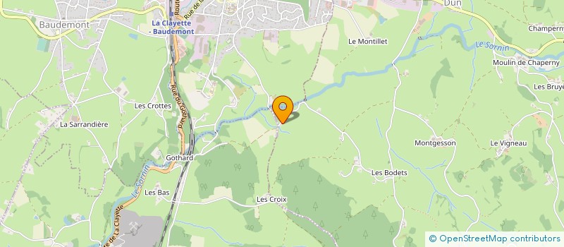localisation de l'entreprise ETABLISSEMENTS VERNAY à SAINT-SYMPHORIEN-DES-BOIS
