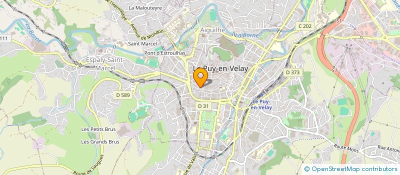 localisation de l'entreprise ETABLISSEMENTS VERNEAU à LE PUY-EN-VELAY