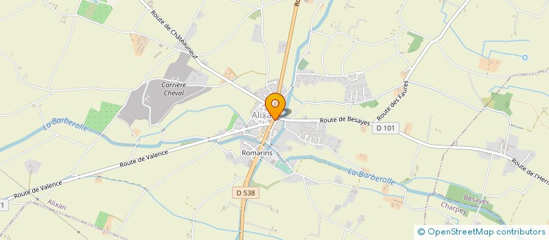 localisation de l'entreprise ETABLISSEMENTS VERNET ET FILS à ALIXAN