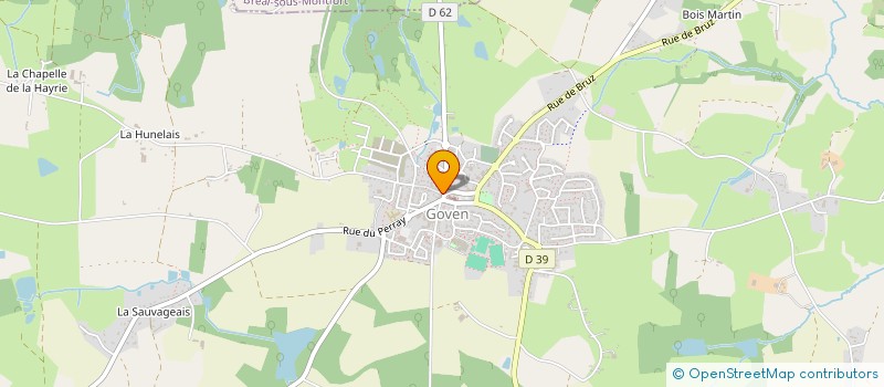 localisation de l'entreprise ETABLISSEMENTS VERON à BAULON