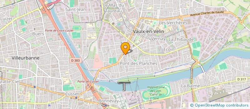 localisation de l'entreprise ETABLISSEMENTS VERON  VAULX-EN-VELIN