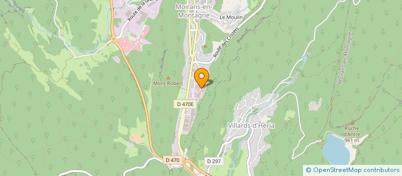 localisation de l'entreprise ETABLISSEMENTS VERPILLAT à MOIRANS-EN-MONTAGNE