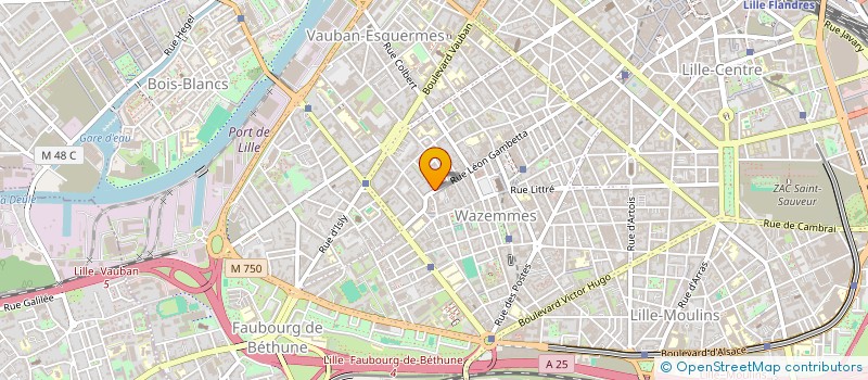 localisation de l'entreprise ETABLISSEMENTS VERSMESSEN à LILLE