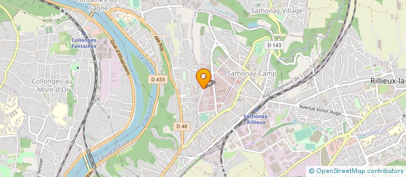 localisation de l'entreprise ETABLISSEMENTS VIAL à SATHONAY-CAMP