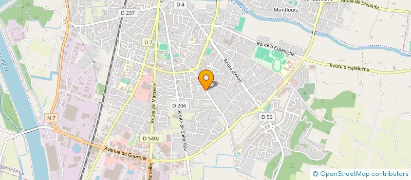 localisation de l'entreprise ETABLISSEMENTS VIAL PERE ET FILS à MONTELIMAR