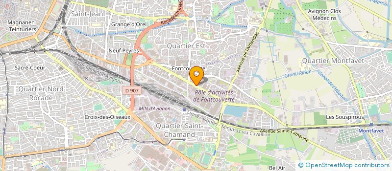 localisation de l'entreprise ETABLISSEMENTS VIAU à AVIGNON