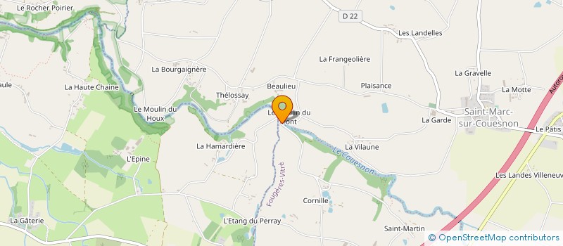 localisation de l'entreprise ETABLISSEMENTS VICTOR FERARD à RIVES-DU-COUESNON