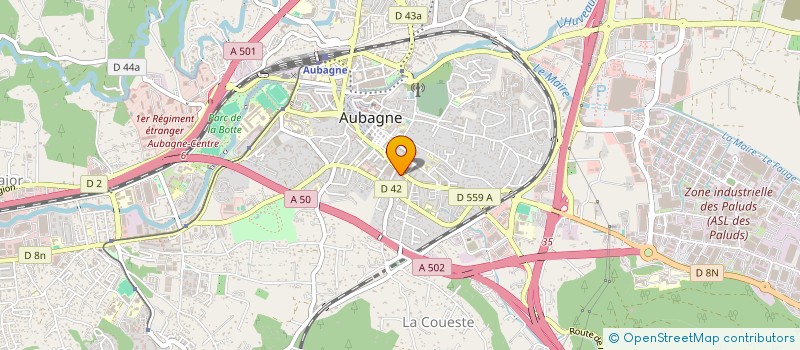 localisation de l'entreprise ETABLISSEMENTS VICTOR VIRIOT à AUBAGNE