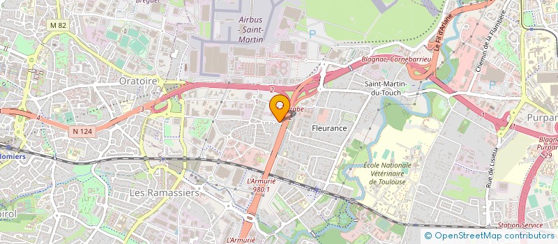 localisation de l'entreprise ETABLISSEMENTS VIDAL à TOULOUSE
