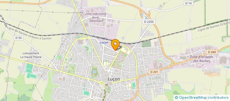 localisation de l'entreprise ETABLISSEMENTS VIDEAU ET FILS à LUCON