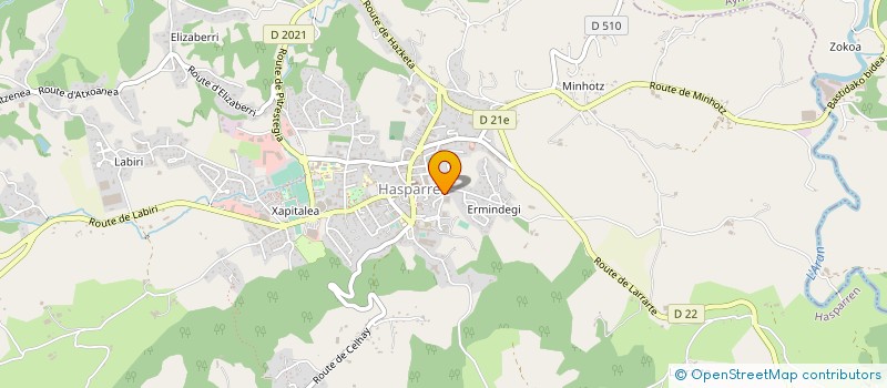 localisation de l'entreprise ETABLISSEMENTS VIGIE à HASPARREN