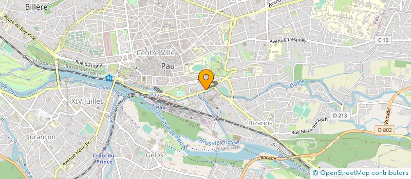 localisation de l'entreprise ETABLISSEMENTS VIGNALATS à PAU