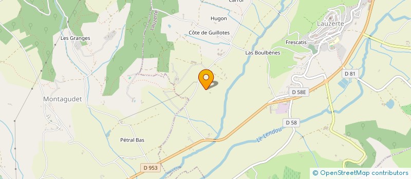 localisation de l'entreprise ETABLISSEMENTS VIGOUROUX SARL à LAUZERTE