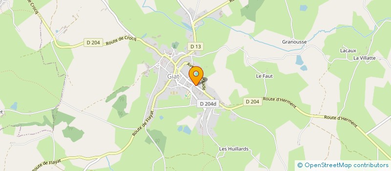 localisation de l'entreprise ETABLISSEMENTS VILLEMEYRE  GIAT