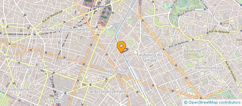 localisation de l'entreprise ETABLISSEMENTS VIRAC S A à PARIS