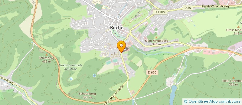 localisation de l'entreprise ETABLISSEMENTS VOGEL ET COMPAGNIE à BITCHE