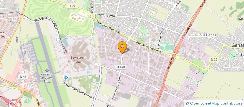 localisation de l'entreprise ETABLISSEMENTS VOLLET à CHASSIEU