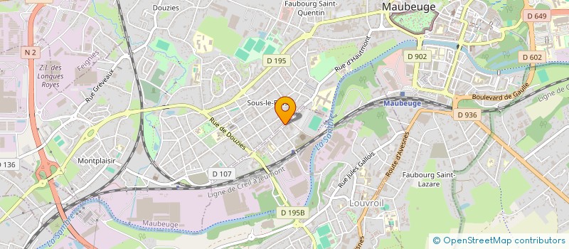 localisation de l'entreprise ETABLISSEMENTS VRECK  HAUTMONT